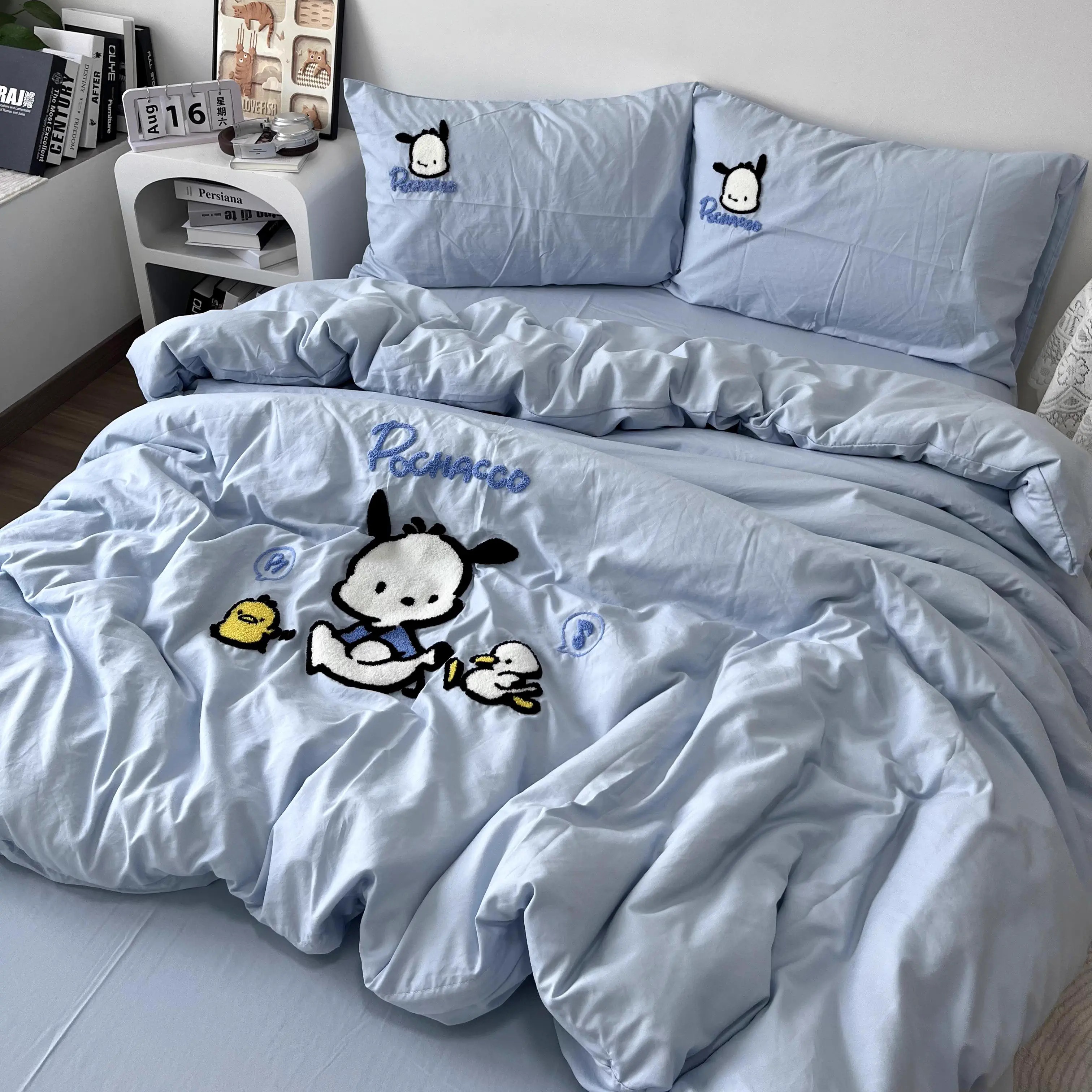 宿舍三丽鸥帕恰狗毛巾绣全棉卡通