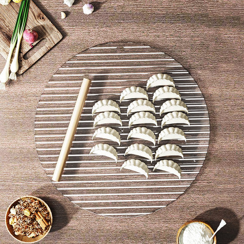 托盘简约放饺子家用轻奢
