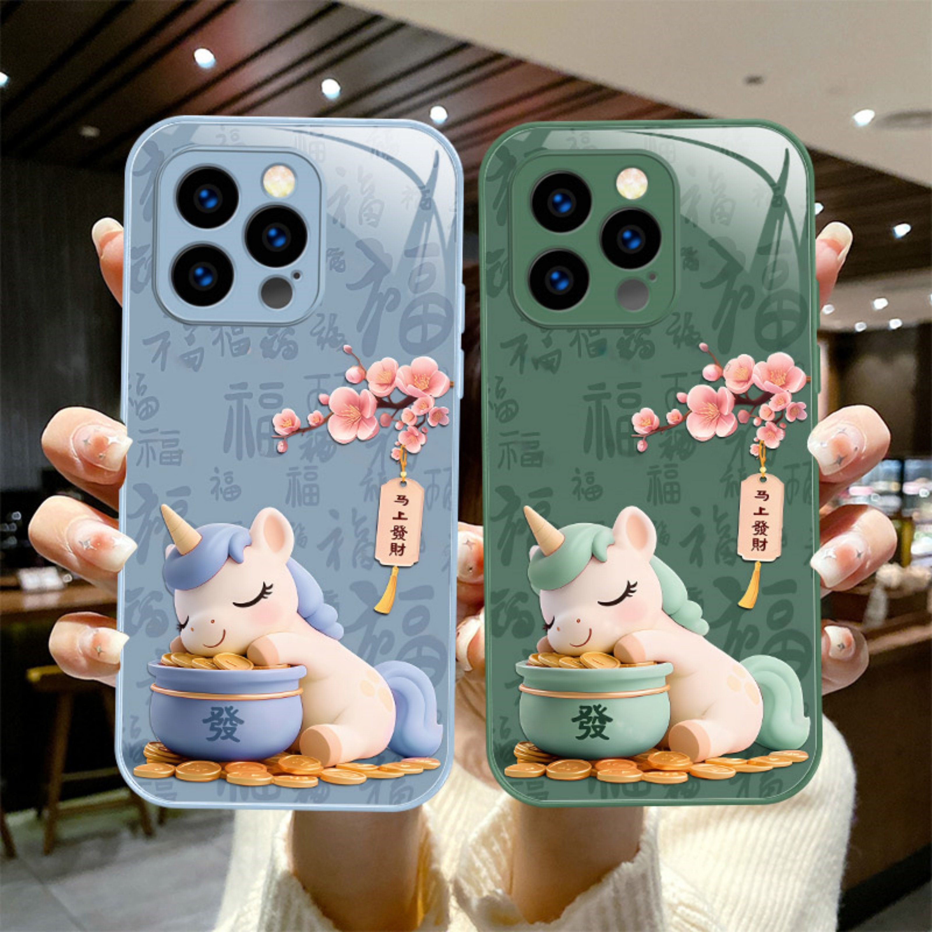 2026年马上发财适用v15OPPOfindx9手机壳x9pro新款x8金属漆玻璃壳x8pro全包x7防摔x6硅胶x5爆款realmeV13潮