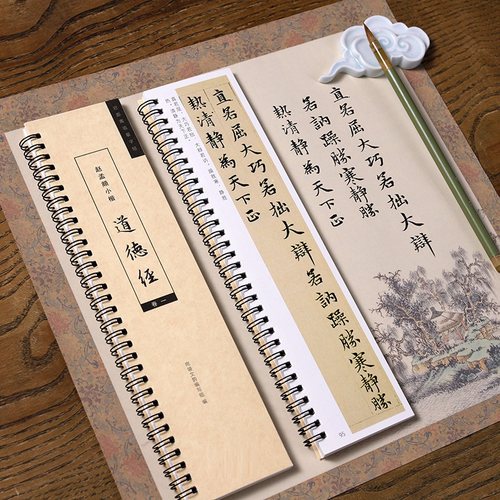成人赵孟俯小楷道德经近距离书法