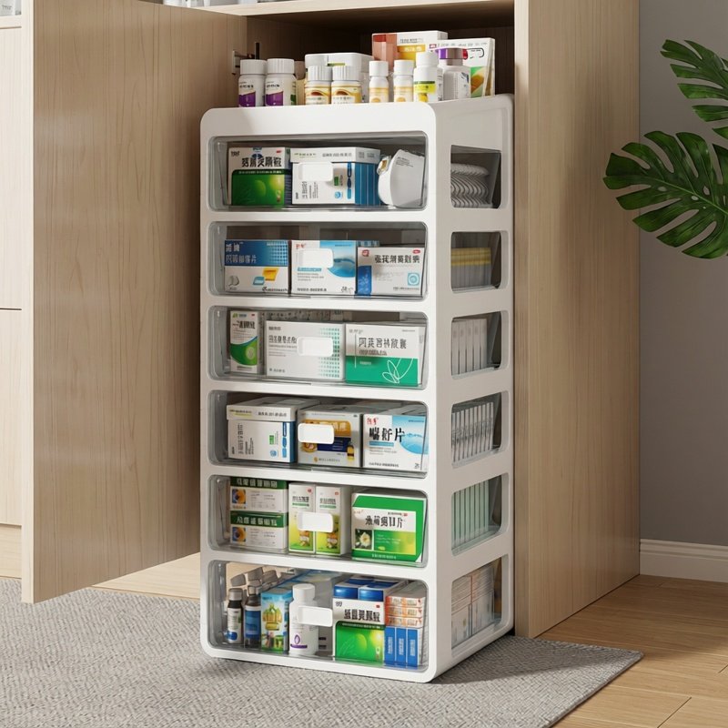 药柜药箱家庭装大号药物收纳盒家用大容量药品收纳柜置物架医药箱,收纳整理,医药箱,淘宝优惠券,粉丝福利购,淘宝优惠卷