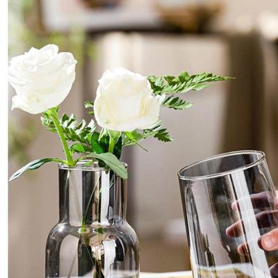 Flower Vase Decoration Home Plastic Vase White Imitation Cer