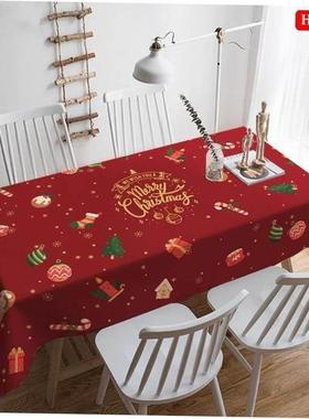 Christmas tablecloth Party decorations Table mat home cloths