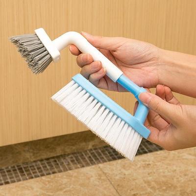 Bathroom floor brush hard - bristled tile floor cleaner