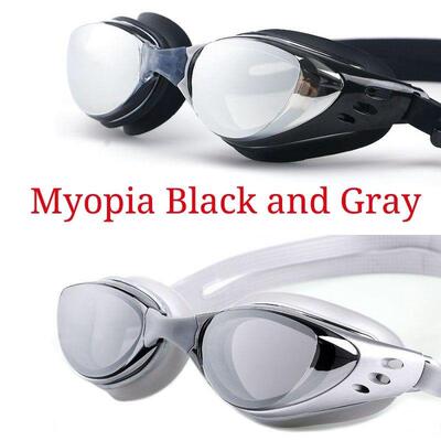 Myopia Swimming Goggles Pool Eyewear anti fog Swim Glasses