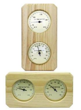 Clear Scale Steam Room Thermometer Hygrometer Temperature