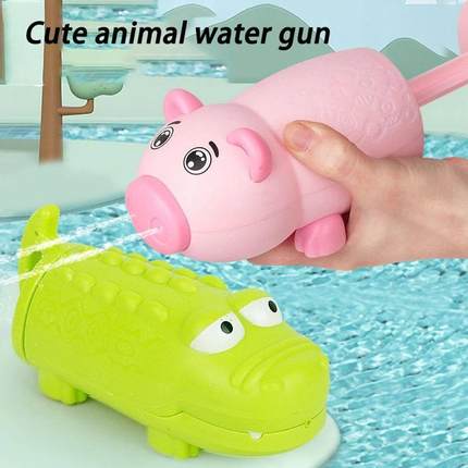 Kids Pull-Out Water Gun Toys For Children Shark Cartoon Desi