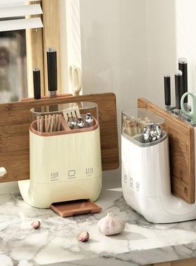 Spoon Fork Chopstick Storage Holder Box Kitchen Drain Rack