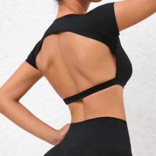drying exercise fitting shirt fitness quick top Tight yoga