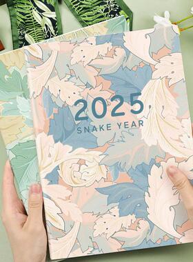 A4 A5 2025日历计画笔记本365天记事本一周