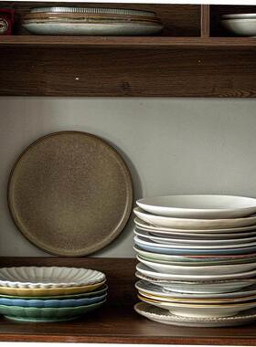 Japanese ceramic plates dish tray disc tableware set