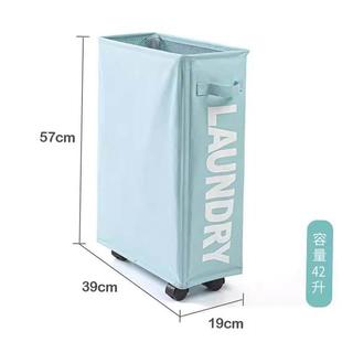 Dirty Foldable Clothes With Organizer Laundry Wheels Basket