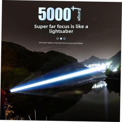 5000LM Zoomable XM-L T6 LED Flashlight Torch Light手电筒