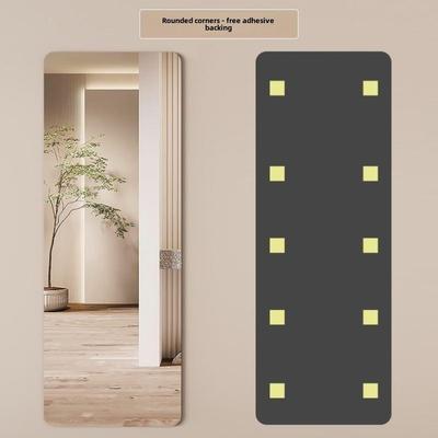Self-adhesive wall-mounted full-length mirror Makeup mirror