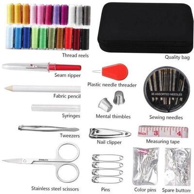 Sewing kit hand sewing needle and thread storage box set
