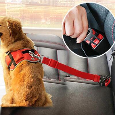 Pet Cat Dog Car Seat Belt Pet Seat Lead Leash Safety Belt