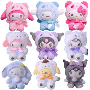 10cm Sanrios Cartoon Kawaii My Melody Kuromi Cinnamoroll Kt
