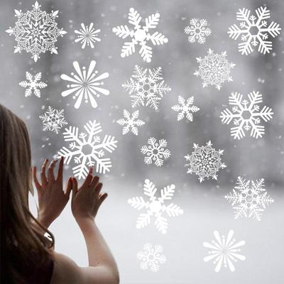 1 Sheet Merry Christmas Decoration for Home Snowflake Window