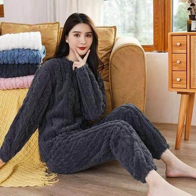 Pajamas women's cotton suit outside wear home clothes睡