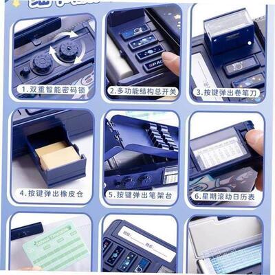 case Plastic pen bag student pencil box kids School supplies