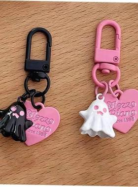 Halloween Keychain Funny Ghost Pendant Key Ring For Women Me