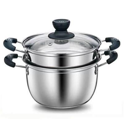 Stainless steel soup pot steamer thickened noodle pot 汤锅