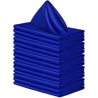 Silk Satin Cloth Napkin Dinner Napkins For Parties Weddings