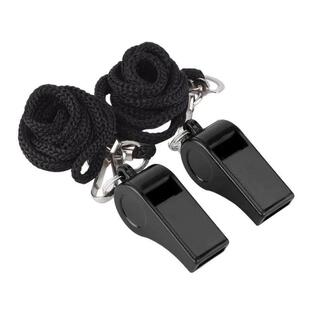 High Quality Black Whistle Referee Game Halter Whistle Outdo