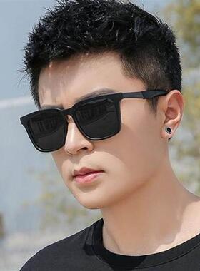 Round fashion for men sunglasses polarized retro sun-glasses