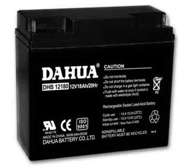 新品大华蓄电池DHB12100/12V10AH 电梯/消防/铅酸/免维护 UPS/EPS