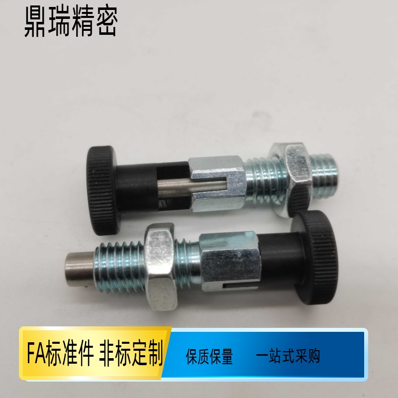 不锈钢复位型细牙旋钮柱塞SXPAF5
