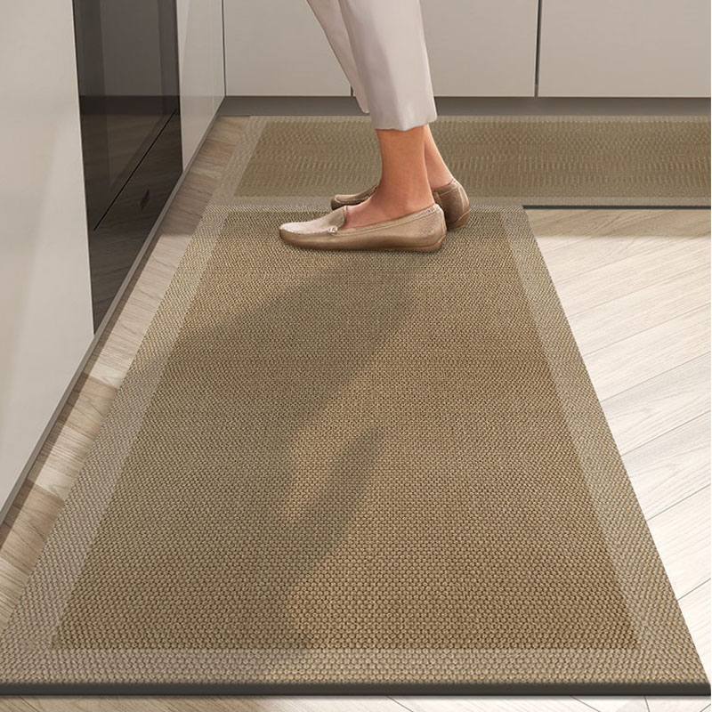 厨房专用防滑防油地垫可擦免洗北欧风吸水凉垫耐脏垫子家用进门脚