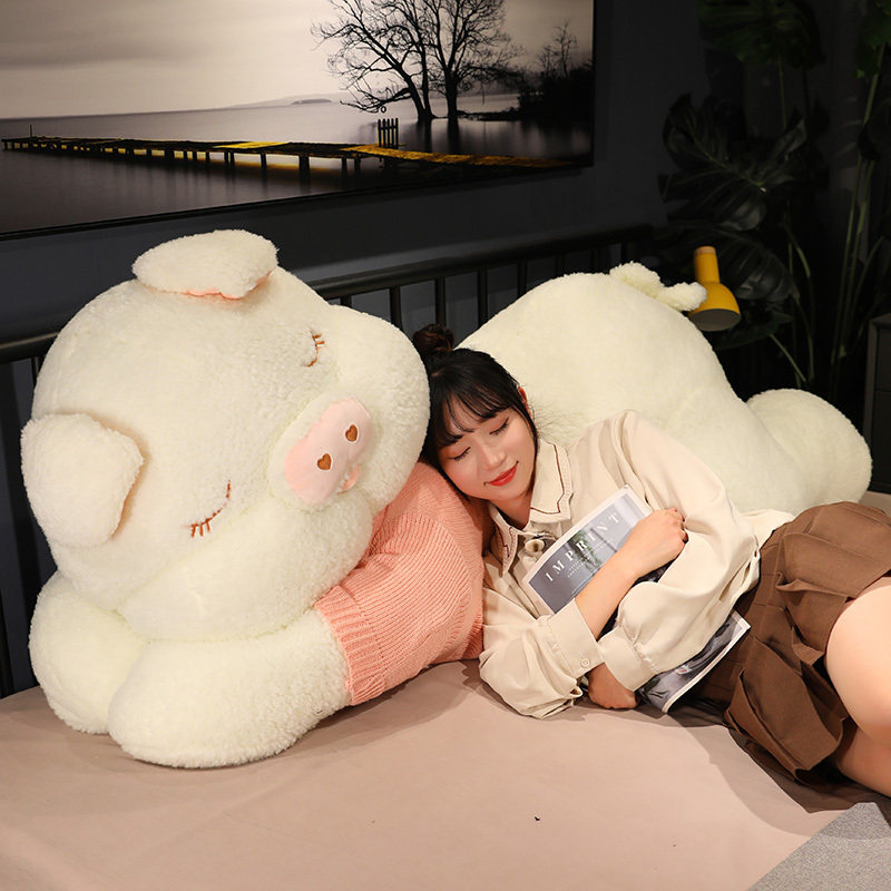 趴趴猪公仔玩偶女生睡觉布娃娃可爱小猪大号抱枕毛绒玩具生日礼物