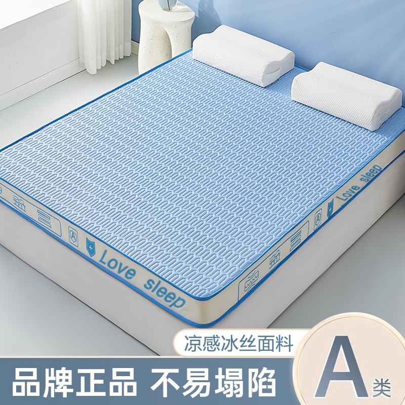 冰丝乳胶床垫家用软垫子加厚租房专用卧室学生宿舍单人记忆海棉垫