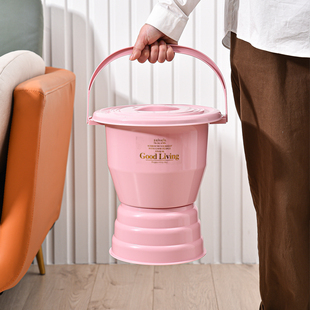 孕妇马桶卧室加厚加高成人老人痰盂大盖子坐便器便盆孕妇尿桶尿壶