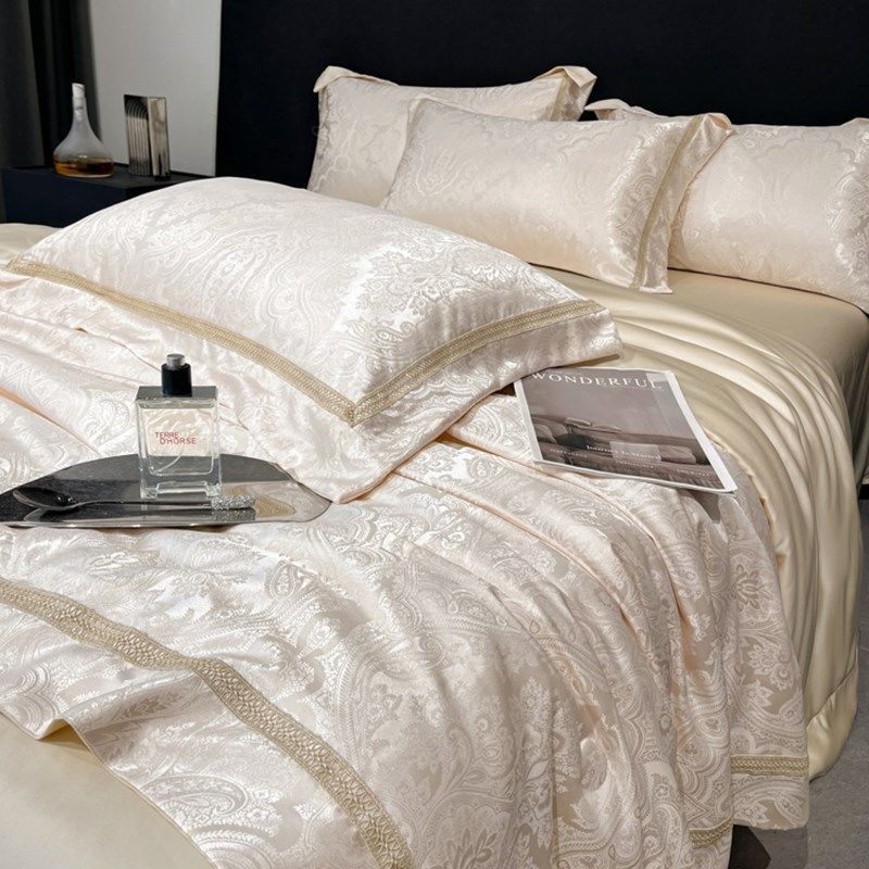 夏天A类丝滑凉感冰丝薄被子轻奢夏凉被可机洗空调被四件套床笠款,床上用品,学生床品套件,淘宝优惠券,粉丝福利购,淘宝优惠卷