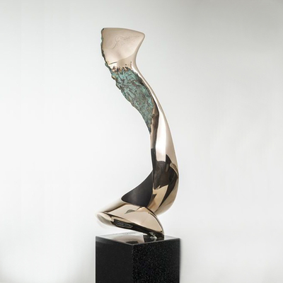 定制艺术摆件客厅大堂玄关大型落地雕塑售楼处样板房抽象装饰摆件