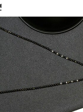 4mm极细款金曜石长链 毛衣链 吊坠挂件配链 项链挂链子 男女潮