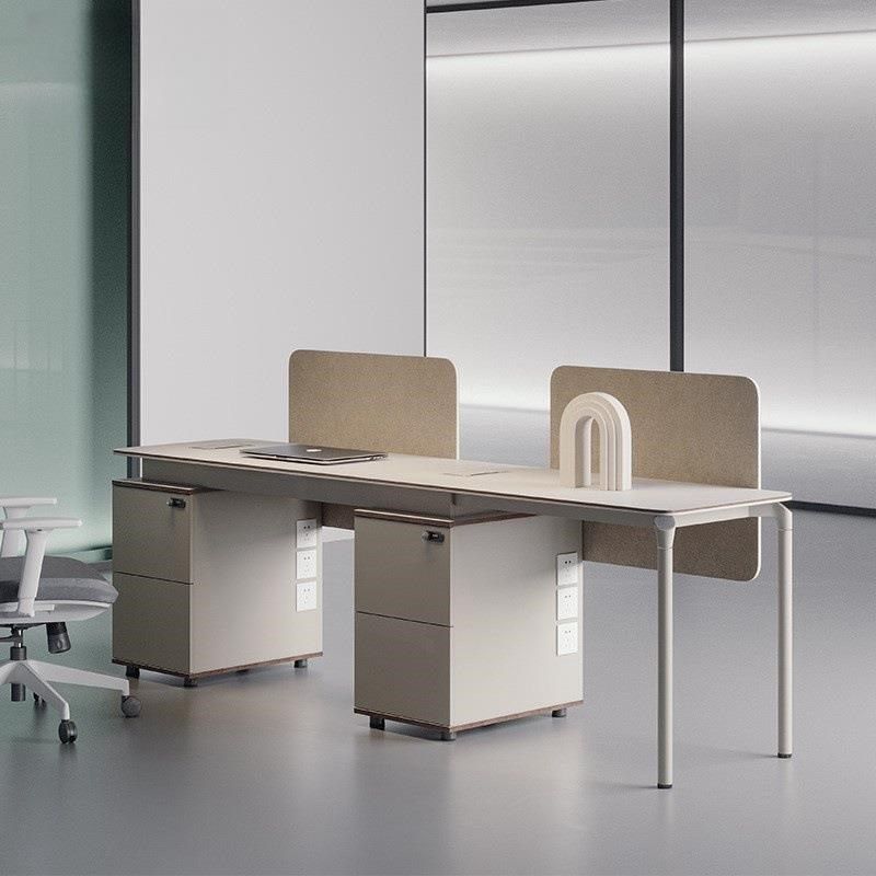 办公桌简约现代办公室工位职员员工职工2/3双三人位单人桌椅组合