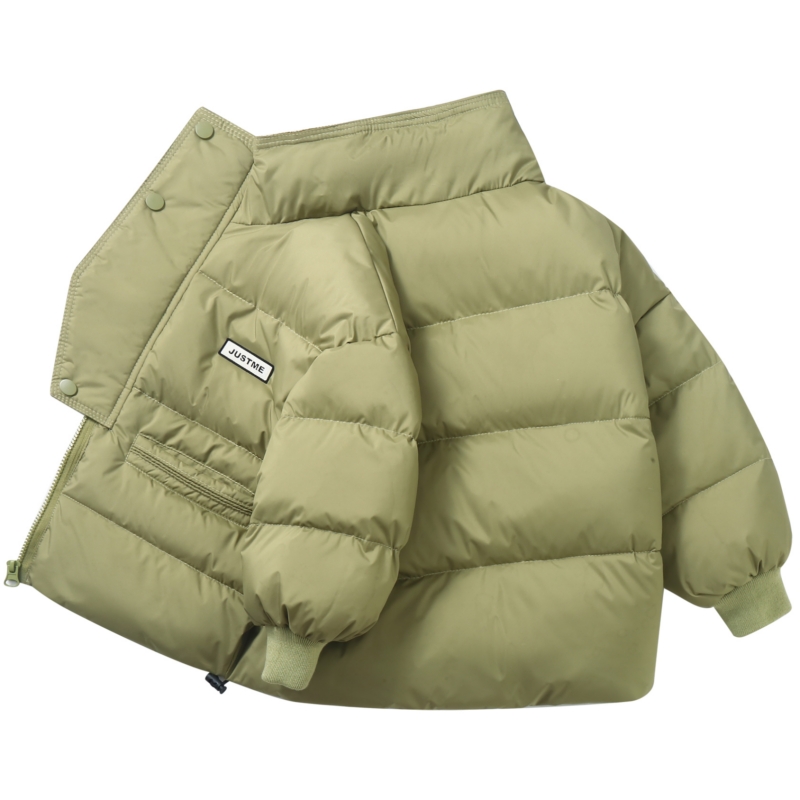 反季儿童羽绒衣短款加厚面包服宝宝冬季轻薄外套男童女童冬装新款