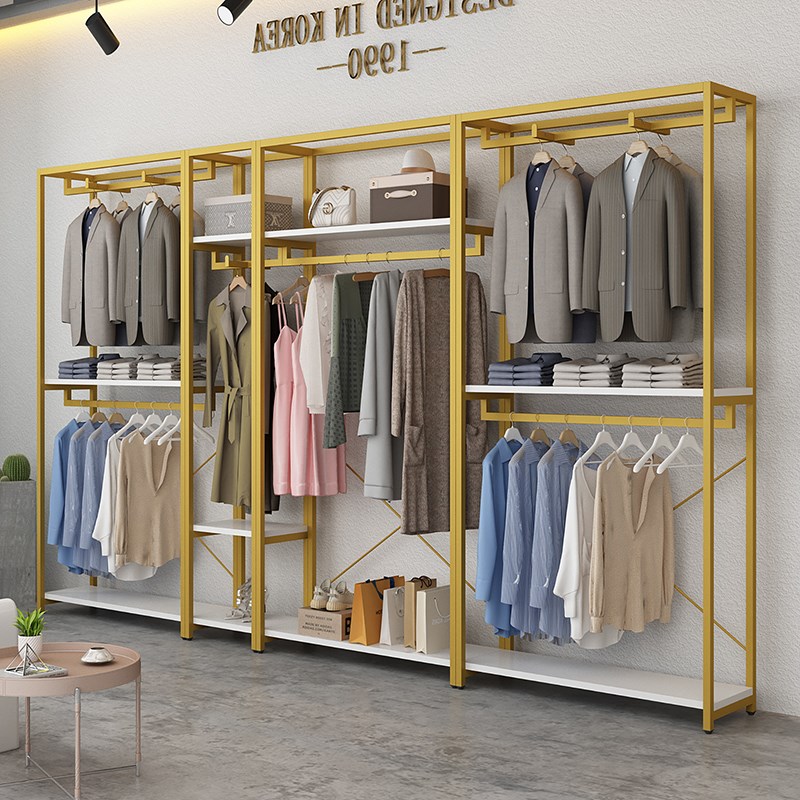 服装展示架商场专用落地式衣架货架童装店金属陈列架男女装挂衣架