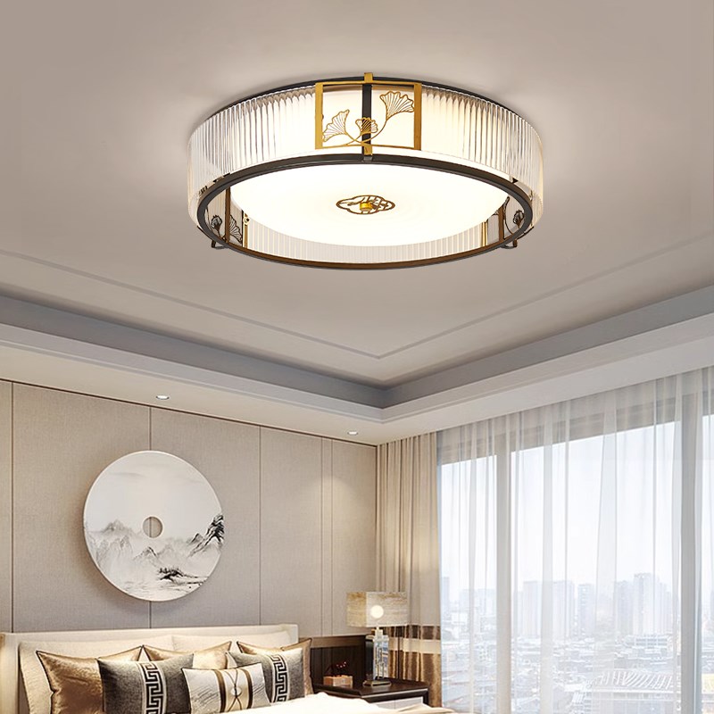 新中式卧室吸顶灯现代简约客厅主灯中国风禅意大气书房餐厅灯具