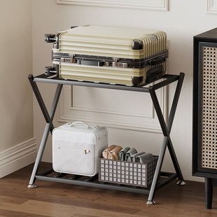 酒店行李架折叠床尾民宿皮箱置物架酒店客房行李箱收纳架子卧室架