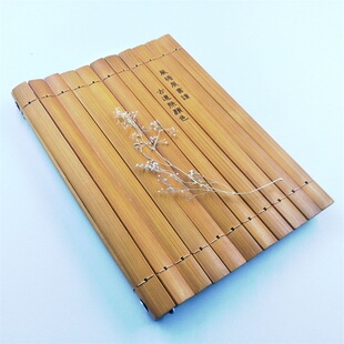 竹简文艺复古中国风笔记本古典商务办公礼品定制记事本创意本子