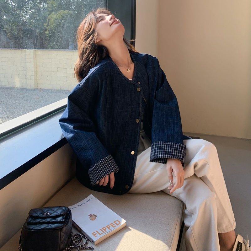 复古又a又飒今年流行爆款牛仔夹克女春新款小个子休闲显瘦短外套