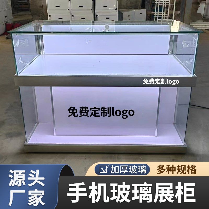 手机柜台展示柜珠宝展示台玻璃展柜展台手机柜展示架烤漆新款定制图片