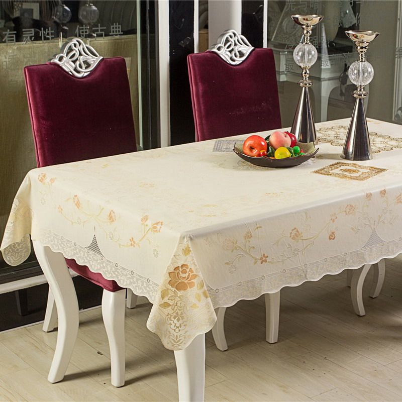 桌布台布PVC西餐桌布防水免w洗防油防烫 烫金加大桌垫加长茶几欧,居家布艺,桌布,淘宝优惠券,粉丝福利购,淘宝优惠卷