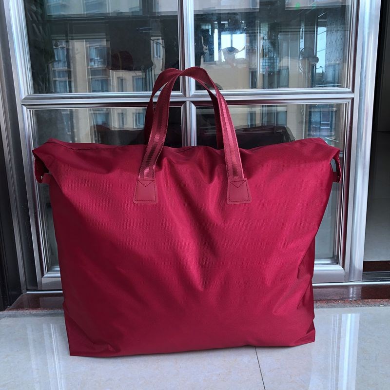 机洗被子收纳袋装被子的袋子手提防水枚红色特大号装棉被的袋子