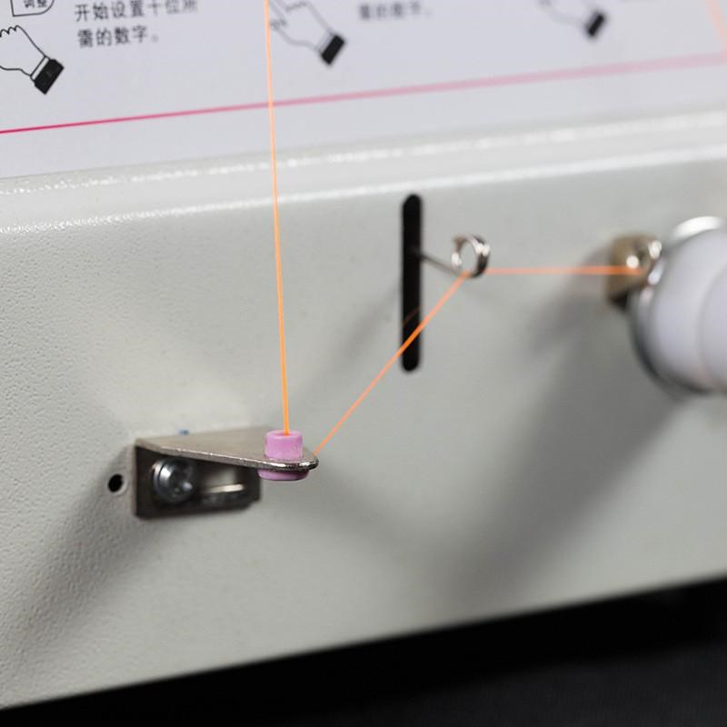 俊艺服装厂魔术贴分线机双头绣花线适用编织带电脑切断机