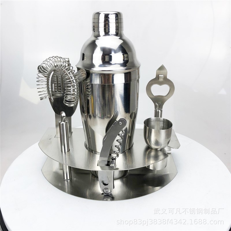 不锈钢调酒器套装 不锈钢套装7件套